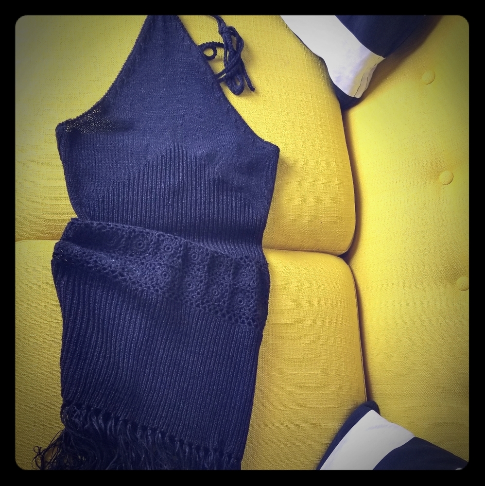 Tie back sleeveless top